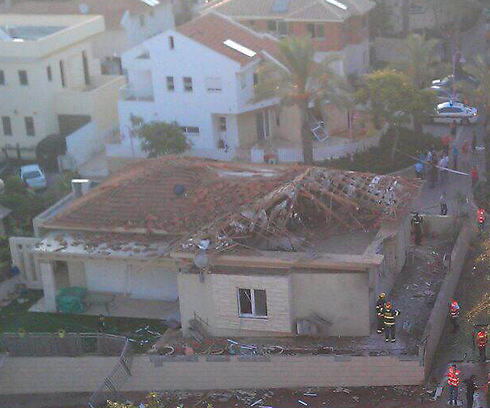 Home sustained major damage (Photo: Ido Migmi)