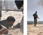 Crawling under barbed wire and running under fire (Sarayanews website, June 12, 2013)